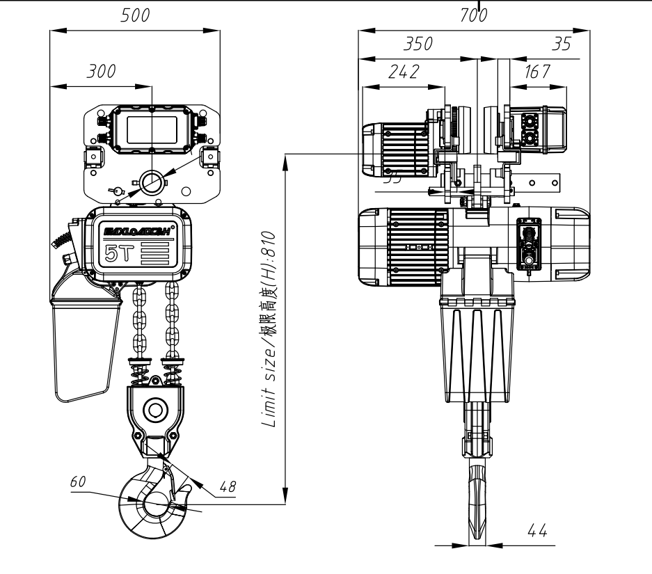 DMD 5000 kg 400 V